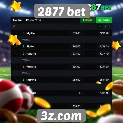 Apostas populares disponíveis no 2877 bet