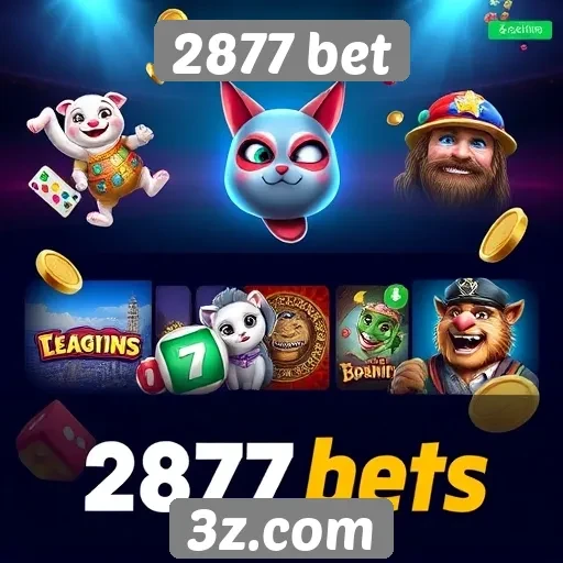 Variedade de jogos disponíveis na plataforma 2877 bet